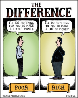 rich and poor